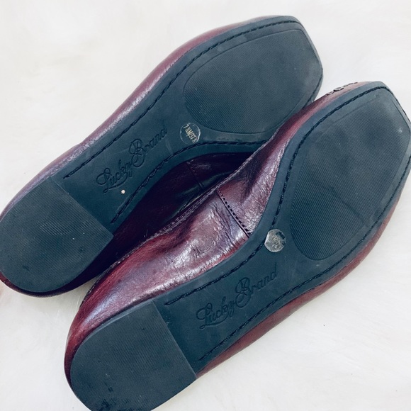 LUCKY BRAND | Secho Studded Leather Flat Cordovan - Picture 11 of 12